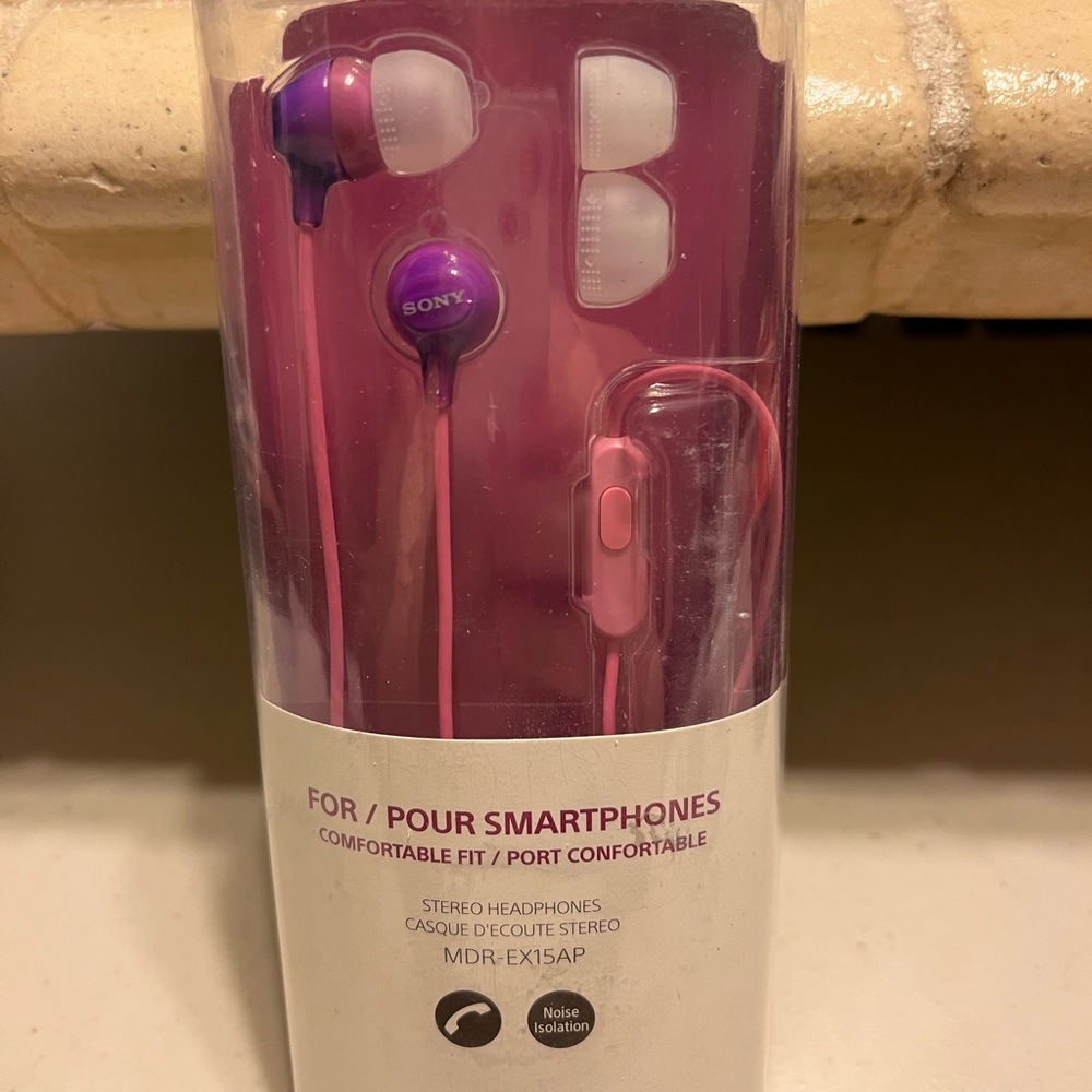 Stereo headphones for old smartphones mdr-ex15ap